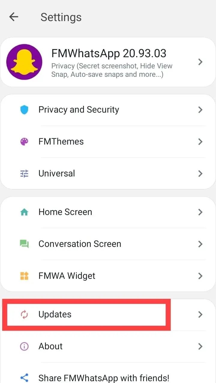 How to done Setting of FM WhatsApp?