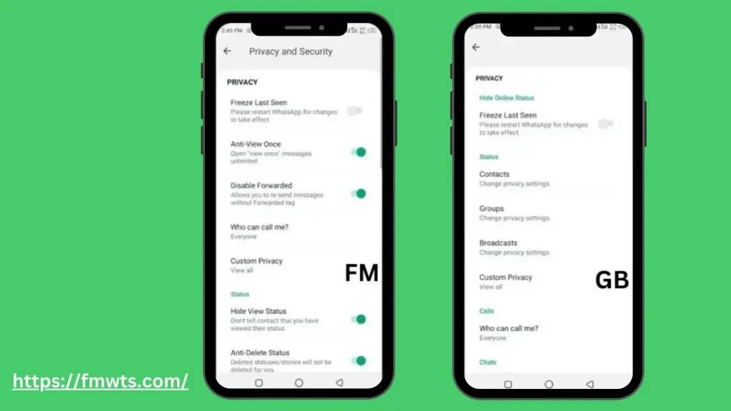 FM WhatsApp & GB WhatsApp