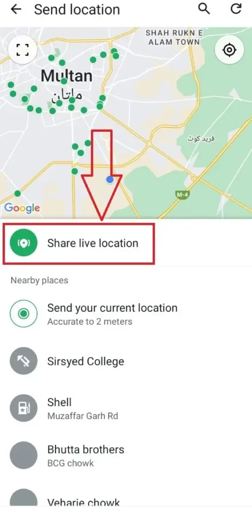 How to Share Live location on WhatsApp?